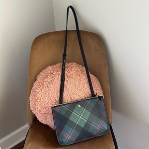 Plaid Crossbody Lauren Ralph Lauren Leather Bag